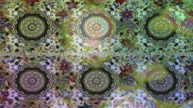 Antika altın tekrarlanabilir duvar kağıdı. Barok tarzında altın çiçekli süs. Damask pürüzsüz yineleme kalıbı. Gri renklerdeki altın element.