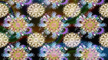 Tarafsız ve kahverengi renklerde çiçeklerle kusursuz çiçek deseni. Suluboya tarzında tarafsız ve kahverengi renkte çiçekler.