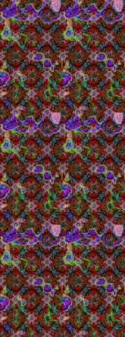 Modern stil dokusu. Çiçek desenli raster, kahverengi, kırmızı ve gri çizgi desenli soyut raster arkaplan.