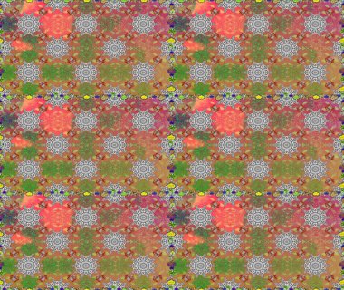 Küçük çiçekte güzel bir desen var. Doğa. Çiçek kompozisyonu. Çiçek kolajı. - Gri ve kahverengi çiçekler. Çiçek arkaplan. Raster deseni.