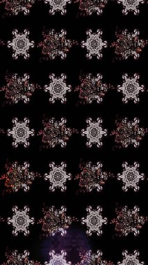 Moda baskıları için zarif bir şablon. Motley illüstrasyonu. Küçük renkli çiçekler. Siyah çiçekli bahar çiçekleri. Küçük çiçekte şirin desenler.