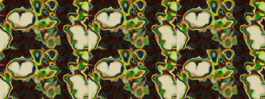 Renkli Bahar Teması eskiz kalıbı. Çiçek desenli eskiz, yaz çiçekleri. Yeşil, kahverengi ve gri renkli çiçekler. Düz Çiçek Elementleri Tasarımı.