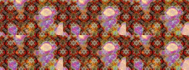 Kahverengi, bej ve nötr renklerde. Raster illüstrasyonu. Anti-stres için Raster soyut şablon sayfası.