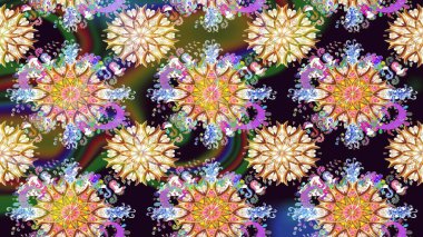 Modern bej ve siyah raster arka plan duvar kâğıdı çizgileri, desenli desenli desenli çiçekler, çiçekli süsler. Çiçekli el, pürüzsüz desen..