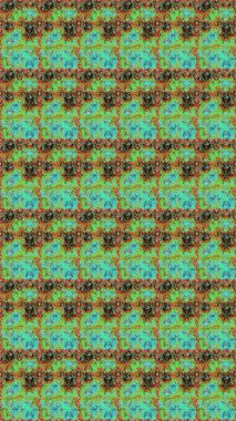 Yeşil renklerde, altın elementlerle kusursuz desen. Kusursuz klasik raster altın desenli. Klasik klasik klasik arka plan. Raster illüstrasyonu. Geleneksel oryantasyon süsü.