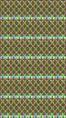 Düz Çiçek Elementleri Tasarımı. Çiçeksel fantezi tasarımı, parlak bir arka planda, kusursuz bir desen. Renkli Bahar Teması Kusursuz Arkaplan.