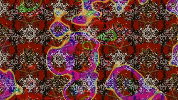 Beautiful watercolor Bouquet of summer flowers sketch pattern. Nice fabric pattern.