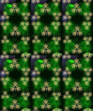 Çiçek ve yapraklı çiçek deseni. Raster illüstrasyonu. Küçük çiçekli şirin desen.