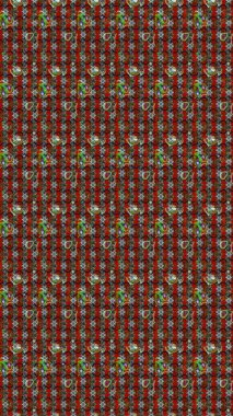 Düz Çiçek Elementleri Tasarımı. Renkli Yaz Temalı eskiz kalıbı. Çiçekler kırmızı, kahverengi ve gri renklerde. Raster illüstrasyonunda çiçek deseni çizimi.