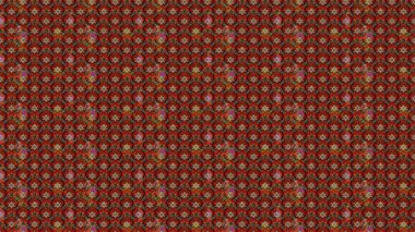 Kahverengi, kırmızı ve bej renkli çiçeklerle çizilmiş çiçek deseni. Çiçekler suluboya tarzında kahverengi, kırmızı ve bej renklerinde.