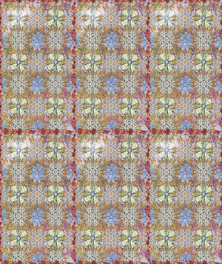 Kusursuz çiçek deseni duvar kâğıdı olarak kullanılabilir. Gri ve nötr renkte çiçekler. Raster illüstrasyonu.