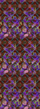 Kahverengi, kırmızı ve nötr renklerde çiçekler. Düz Çiçek Elementleri Tasarımı. Raster illüstrasyonu. Renkli Bahar Teması eskiz kalıbı. Çiçekli çiçek deseni, suluboya..