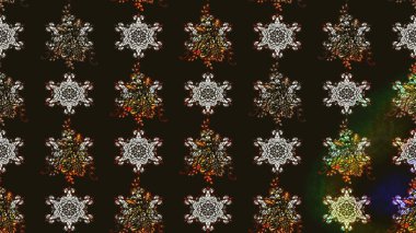 Tropik çiçek desenleri. Raster illüstrasyonu. Gri renkli çiçekler.