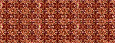 Kırmızı ve altın desenli. Klasik raster şablonu. Tekrarlayan ögelerle kusursuz soyut arkaplan.