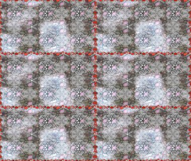 Modern gelişim, gri ve nötr raster arka plan duvar kağıdı çizimi, klasik çizgi çizgisi, desenli desenli çiçekler, çiçekli süsler. Çiçekli el, pürüzsüz desen..