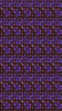 Çizim çiçek deseni duvar kâğıdı olarak kullanılabilir. Raster illüstrasyonu. Kahverengi renkte çiçekler.