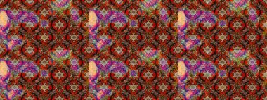 Küçük kahverengi, kırmızı ve bej çiçeklerle oldukça eski bir besin torbası deseni. Tekstil, kumaş, kapaklar, duvar kağıtları, baskı, paket, koleksiyon defteri, örgü, dekupaj için çiçek arkaplanı..