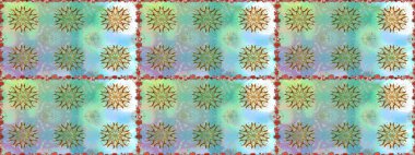 Kusursuz Vintage Çiçek Deseni. Raster Kalça dokusu deseni.