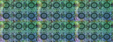 Raster altın pürüzsüz desen. Arkaplan, kumaş, altın duvar kağıdı. Altın elementlerle mavi renklerde altın desen. Düz elle çizilmiş vintage koleksiyonu.