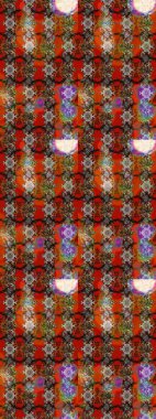 Hediye ambalaj kağıdı, tebrik kartları, posterler ve pankart tasarımı. Raster düz çiçek çizim deseni. Çiçekler kahverengi, kırmızı ve gri renklerde.