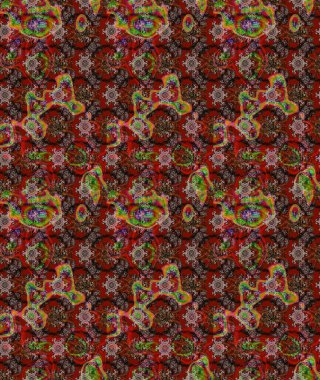 Moda baskısı. Dekorasyon ve tasarım için güzel bir desen. Suluboya çizim kalıbı. Çiçeğin suluboya çizimlerinin mükemmel deseni. Raster illüstrasyonu. Eski.