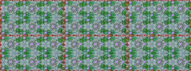 Çiçekli, suluboya desenli kusursuz çiçek deseni. Yeşil ve nötr renkte çiçekler. Renkli Bahar Temalı, pürüzsüz bir arka plan. Düz Çiçek Elementleri Tasarım Raster illüstrasyonu.