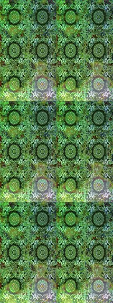 Barok tarzında altın çiçekli süs. Altın çiçekli, pürüzsüz desen. Damask arkaplanı. Yeşil renklerdeki altın element.