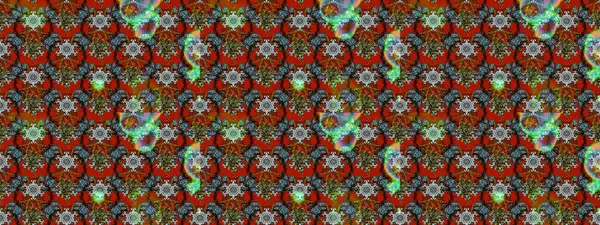 Robot resim. Küçük çiçekteki sevimli çiçek deseni. Raster illüstrasyonu.