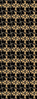 Düz Çiçek Elementleri Tasarımı. Renkli Bahar Teması eskiz kalıbı. Eskiz klasiği. Raster Şirin kumaş deseni.