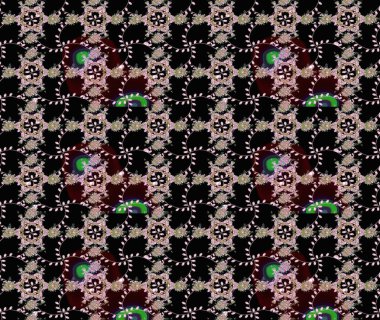 Sabıka fotoğraflarında, bebek kıyafetlerinde, duvar kâğıtlarında, paket kutularında falan kullanılabilir. Zarif, parlak ve eskiz siyah, nötr ve kahverengi çiçek deseni tasarımı.