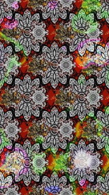 Eski model. Moda baskısı. Çiçeğin suluboya çizimlerinin mükemmel deseni. Dekorasyon ve tasarım için güzel bir desen. Suluboya çizim deseni.