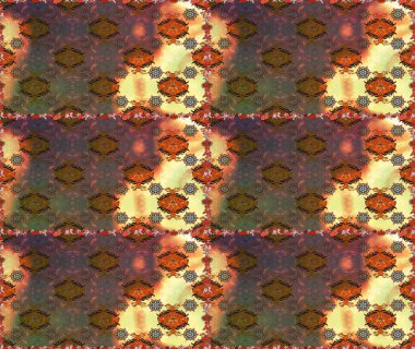 Çiçekli karalama şeklinde Raster çiçek deseni. Kahverengi ve gri renkli çiçekler. Nazik, narin çiçek arkaplanı.