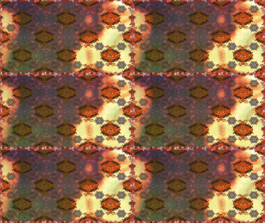 Çiçekli karalama şeklinde Raster çiçek deseni. Kahverengi ve gri renkli çiçekler. Nazik, narin çiçek arkaplanı.