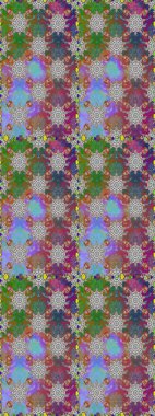 Raster deseni. Karalama çiçekleri kusursuz desen. Sanat ilham verici ve kahverengi tarzı çiçekler ve arka plan bırakır. Gri ve kahverengi el çizimi desen.