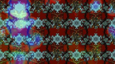 Tomurcukları papatya çiçekleri olan sevimli bir çiçek deseni. Raster illüstrasyonu. Eskiz geçmişi. Miles Fleur, süslü püslü bir süs. Eski usul. Kumaş, tekstil ve duvar kağıdı baskısı için..