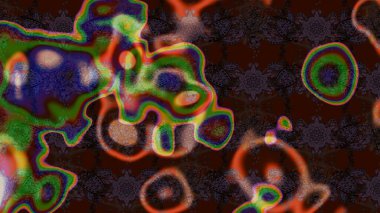 Renkli Yaz Temalı eskiz kalıbı. Raster Illustrasyon 'daki Çiçek Deseni' nin son moda çizimi. Düz Çiçek Elementleri Tasarımı. Güzel kumaş deseni.