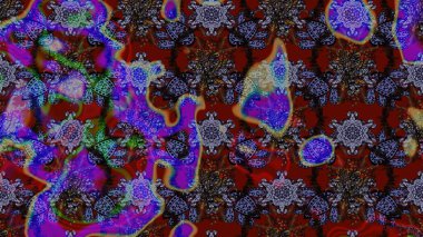 Raster illüstrasyonu. Şatafatlı bahar bahçesi dokusu. Çiçek deseni. Çiçek çizimi arkaplanı.