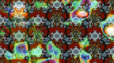 Renkli çiçekler. Raster düz çiçek çizim deseni. Tasarım hediye paketi, tebrik kartları, posterler ve afiş tasarımı.