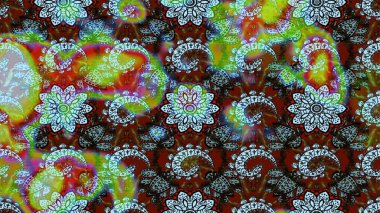 Raster kına dövme tarzı. Hint çiçek desenli madalyon desen. Etnik Mandala süsleme. Tekstil, tebrik kartı, boyama kitabı, telefon durumda yazdırma için kullanılabilir.