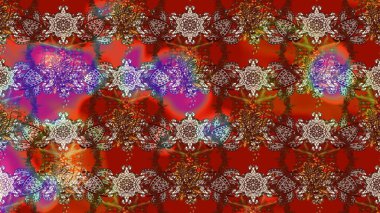 Raster 'ın taze dokusu. Paketleme, tekstil, duvar kâğıdı için çiçek eskizi. Klasik çiçek desenli. Yumuşak pamuk tasarımı. Yumuşak kiremit.