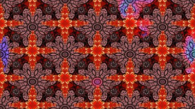 Çiçekli el çizimi çizimi deseni. Modern gösterişli arka plan duvar kâğıdı illüstrasyonları, klasik çizgiler, desenli çiçekler, çiçekli süsler..