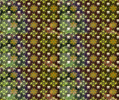 Raster Yumuşak kumaş deseni. Raster çiçek izi. Çiçek rengi eskiz deseni. Klasik taslak çizimi.