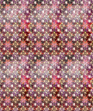 Tarafsız renklerde çiçeklerle çizilmiş çiçek deseni. Suluboya tarzında nötr renkler üzerine çiçekler.