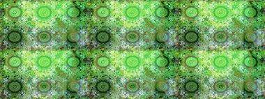 Kusursuz klasik raster altın desenli. Klasik klasik klasik arka plan. Altın elementlerle yeşil renklerde altın desen. Geleneksel oryantasyon süsü.