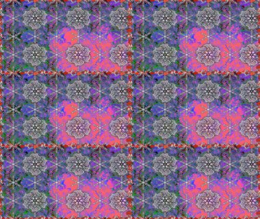 Raster suluboya çiçek deseni, narin çiçekler, menekşe çiçekleri, tebrik kartı şablonu. Raster Güzel kumaş deseni.