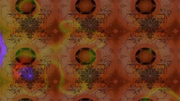 Klasik çiçek tasarımı elementleri. Raster illüstrasyonu. Kıvırcık çiçekler renkte şekillenir.