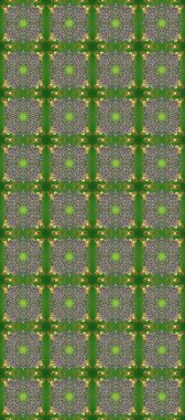 Klasik klasik klasik arka plan. Geleneksel oryantasyon süsü. Yeşil, gri ve kahverengi renklerde altın elementlerle kusursuz desen. Raster illüstrasyonu. Kusursuz klasik raster altın desenli.