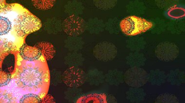 Renkli Bahar Teması eskiz kalıbı. Raster güzel kumaş deseni çiziyor. Çiçek deseni. Düz Çiçek Elementleri Tasarımı.