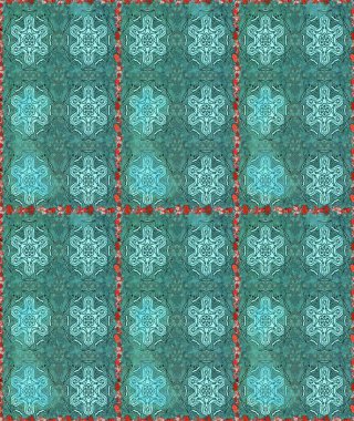 Raster Cute fabric pattern. Flat Flower Elements Design. Seamless vintage. Colour Spring Theme seamless pattern Background.