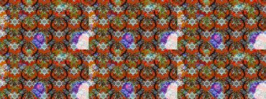 Tony 'nin kumaş kalıbını çiz. Raster illüstrasyonu. Modaya uygun kumaş deseni. Küçük çiçekte sevimli çiçek deseni var..